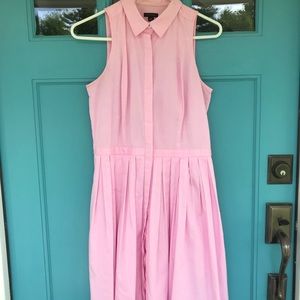 50s-Inspired Button Up Shirt Dress